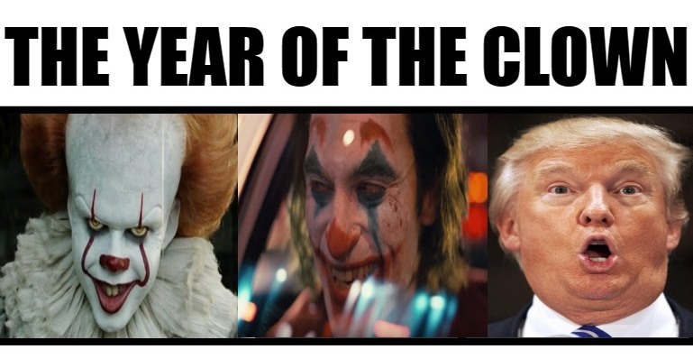 High Quality The Year of The Clown Blank Meme Template