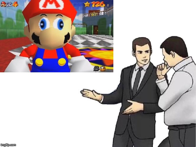 Mario funny sell | image tagged in memes,car salesman slaps hood | made w/ Imgflip meme maker