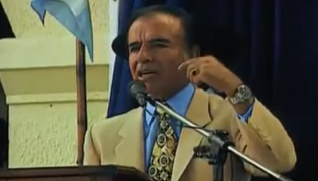 menem estratosfera Blank Meme Template