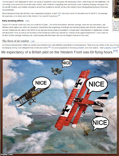 Nice | NICE; NICE; NICE; NICE | image tagged in ww1,world war 1,world war i,nice,69,history | made w/ Imgflip meme maker