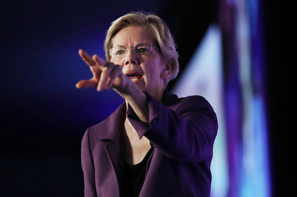 Elizabeth Warren Points Blank Meme Template