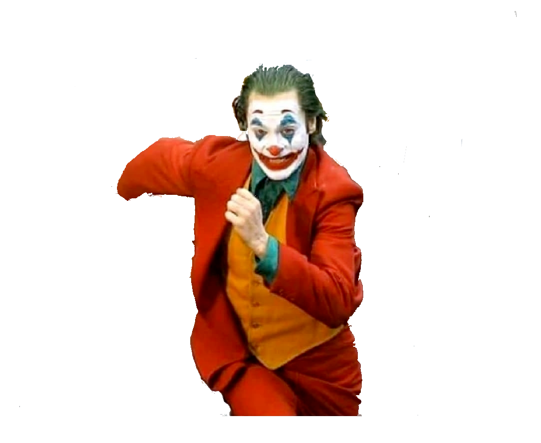 High Quality Transparent Joker Blank Meme Template