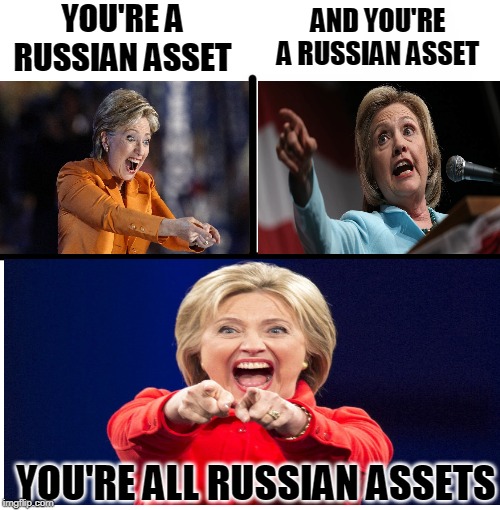 Blank Starter Pack Meme | YOU'RE A RUSSIAN ASSET; AND YOU'RE A RUSSIAN ASSET; YOU'RE ALL RUSSIAN ASSETS | image tagged in memes,blank starter pack | made w/ Imgflip meme maker