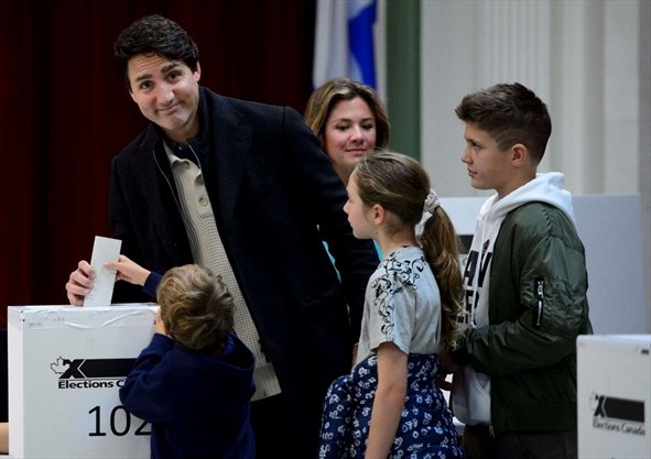 Trudeau votes Blank Meme Template