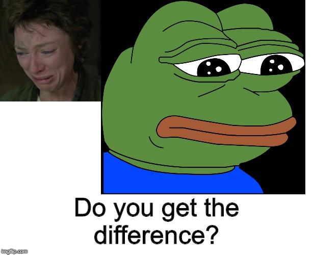 Sad People | Do you get the; difference? | image tagged in sad people | made w/ Imgflip meme maker