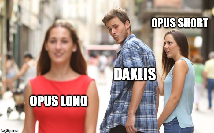 couple | OPUS SHORT; DAXLIS; OPUS LONG | image tagged in couple | made w/ Imgflip meme maker