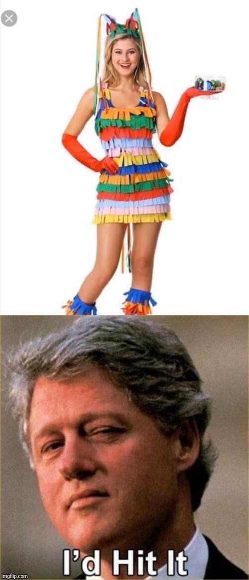 Batter Up | image tagged in bill clinton,pinata,democrats,impeachment | made w/ Imgflip meme maker