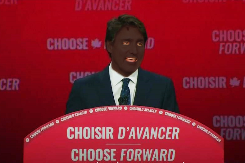 Justin Trudeau Blackface Blank Meme Template