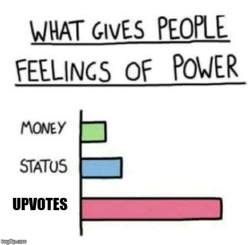 The Power Of The Upvote | UPVOTES | image tagged in upvotes,begging | made w/ Imgflip meme maker