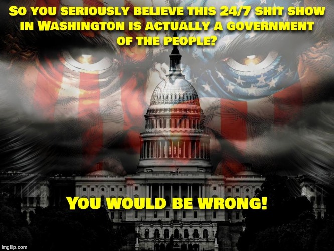 How anyone with sense can still believe this travesty is a government of the people, by the people & for the people is beyond me | image tagged in politics,political,tyranny | made w/ Imgflip meme maker