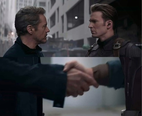 High Quality Endgame handshake Blank Meme Template