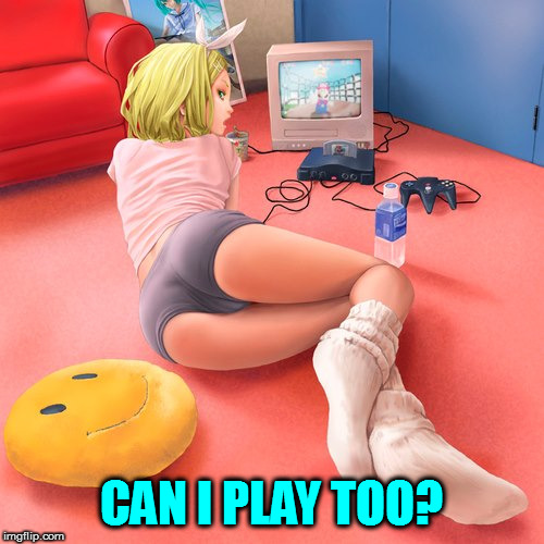 Looks like fun! | CAN I PLAY TOO? | image tagged in memes,ecchi | made w/ Imgflip meme maker