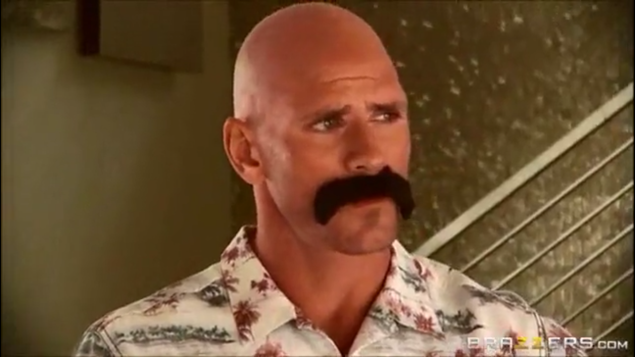 Johnny Sins Mustache Blank Meme Template