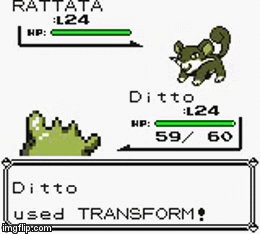 Ditto used transform! : r/pokemon
