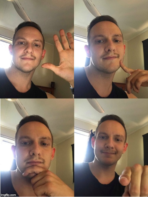 hey its stu Blank Meme Template