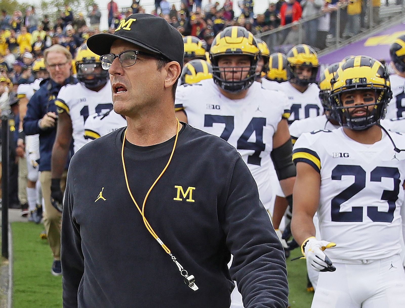 High Quality Jim Harbaugh Blank Meme Template