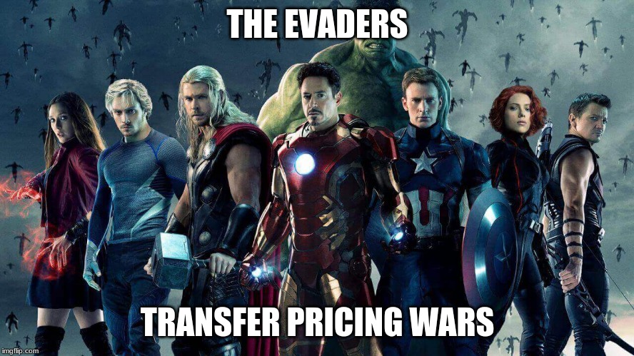 THE EVADERS; TRANSFER PRICING WARS | made w/ Imgflip meme maker