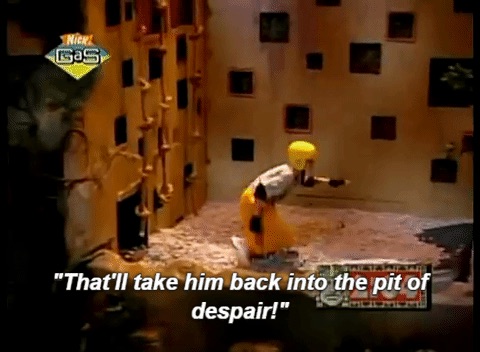 High Quality Legends of the Hidden Temple: Pit of Despair Blank Meme Template