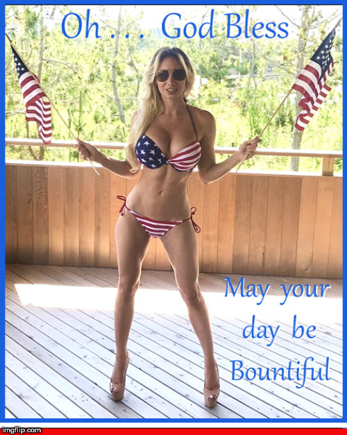 God Bless America... | image tagged in god bless america,babes,blondes | made w/ Imgflip meme maker