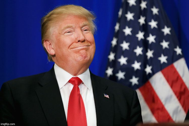 Smug Trump | image tagged in smug trump | made w/ Imgflip meme maker