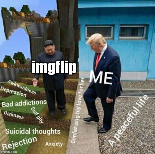 The Truth Of Imgflip. | imgflip | image tagged in meanwhile on imgflip,donald trump,kim jong un,memes,funny memes,so true memes | made w/ Imgflip meme maker