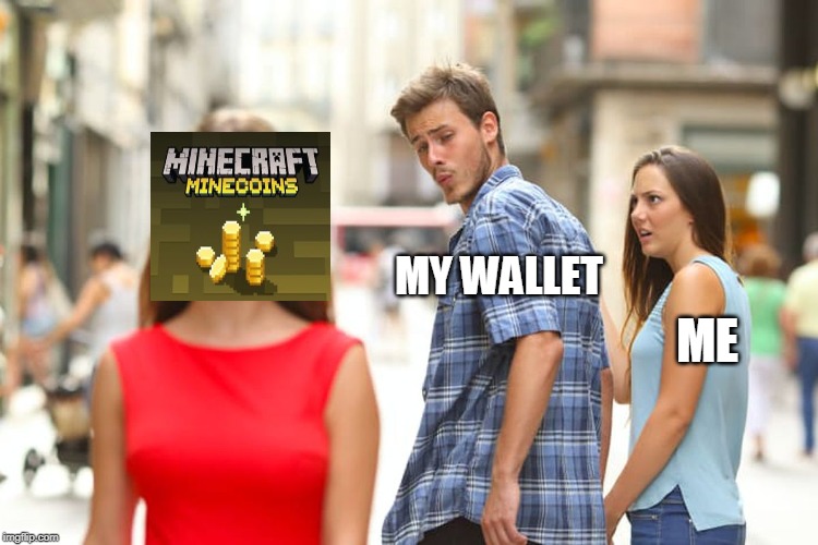 Distracted Boyfriend | MY WALLET; ME | image tagged in memes,distracted boyfriend | made w/ Imgflip meme maker