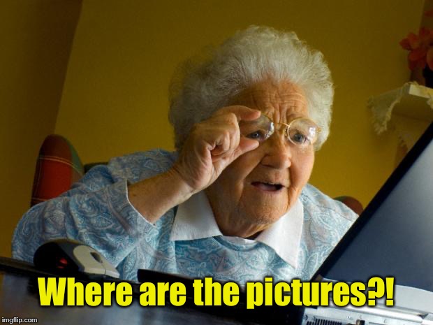 Old lady at computer finds the Internet | Where are the pictures?! | image tagged in old lady at computer finds the internet | made w/ Imgflip meme maker