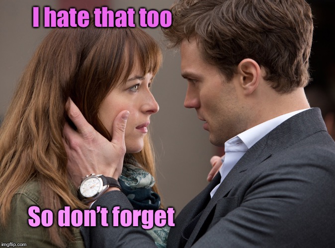 50 shades of gems | I hate that too So don’t forget | image tagged in 50 shades of gems | made w/ Imgflip meme maker