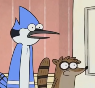 Joe Mama Mordecai And Rigby Blank Meme Template