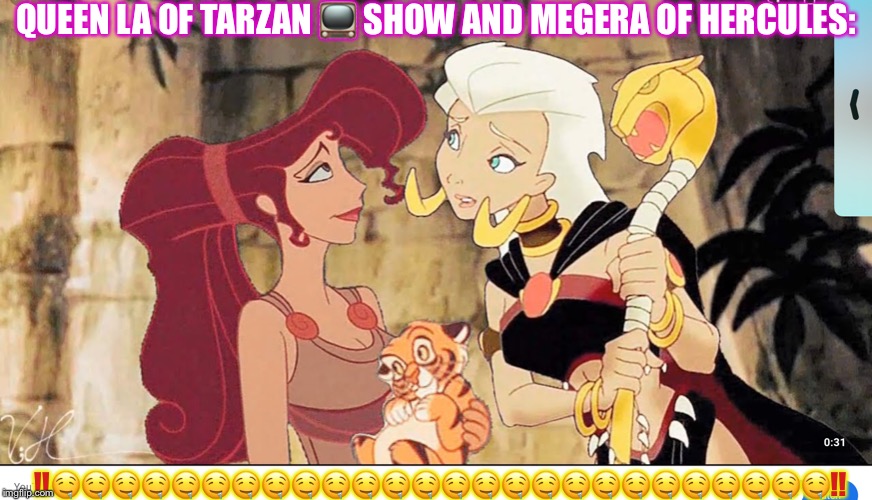 QUEEN LA AND MEG/ MEGERA! | QUEEN LA OF TARZAN 📺 SHOW AND MEGERA OF HERCULES:; !!🤤🤤🤤🤤🤤🤤🤤🤤🤤🤤🤤🤤🤤🤤🤤🤤🤤🤤🤤🤤🤤🤤🤤🤤🤤🤤!! | image tagged in queen la and meg/ megera | made w/ Imgflip meme maker