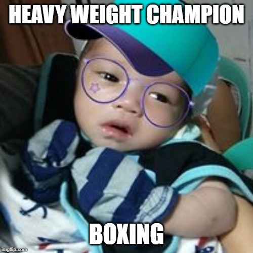 Shin Ryu Jin Lim | HEAVY WEIGHT CHAMPION; BOXING | image tagged in shin ryu jin lim | made w/ Imgflip meme maker