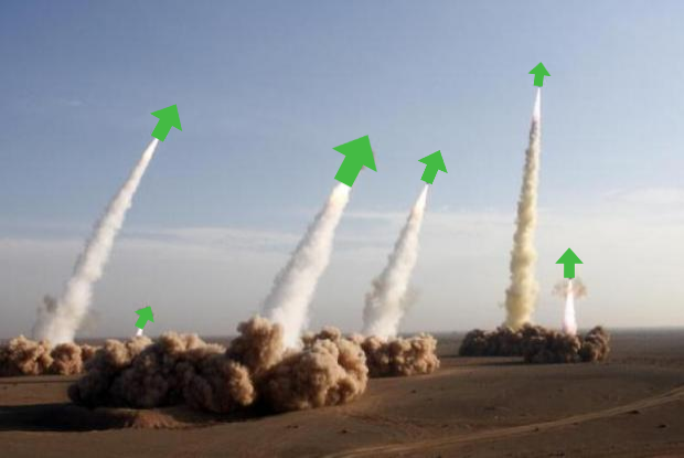 High Quality Upvote Missiles Launch! Blank Meme Template