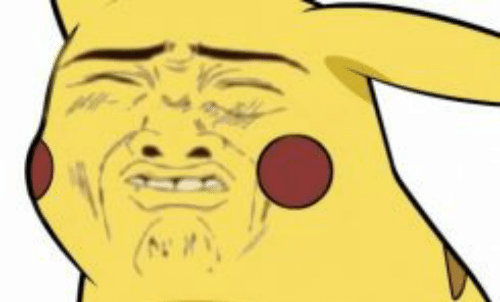 constipated pikachu Blank Meme Template