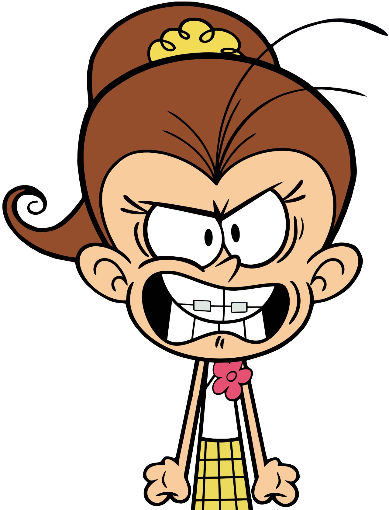 High Quality Pissed off Luan Loud Blank Meme Template