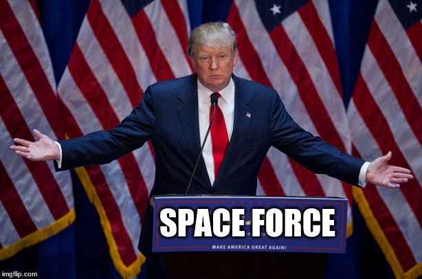 Donald Trump | SPACE FORCE | image tagged in donald trump | made w/ Imgflip meme maker