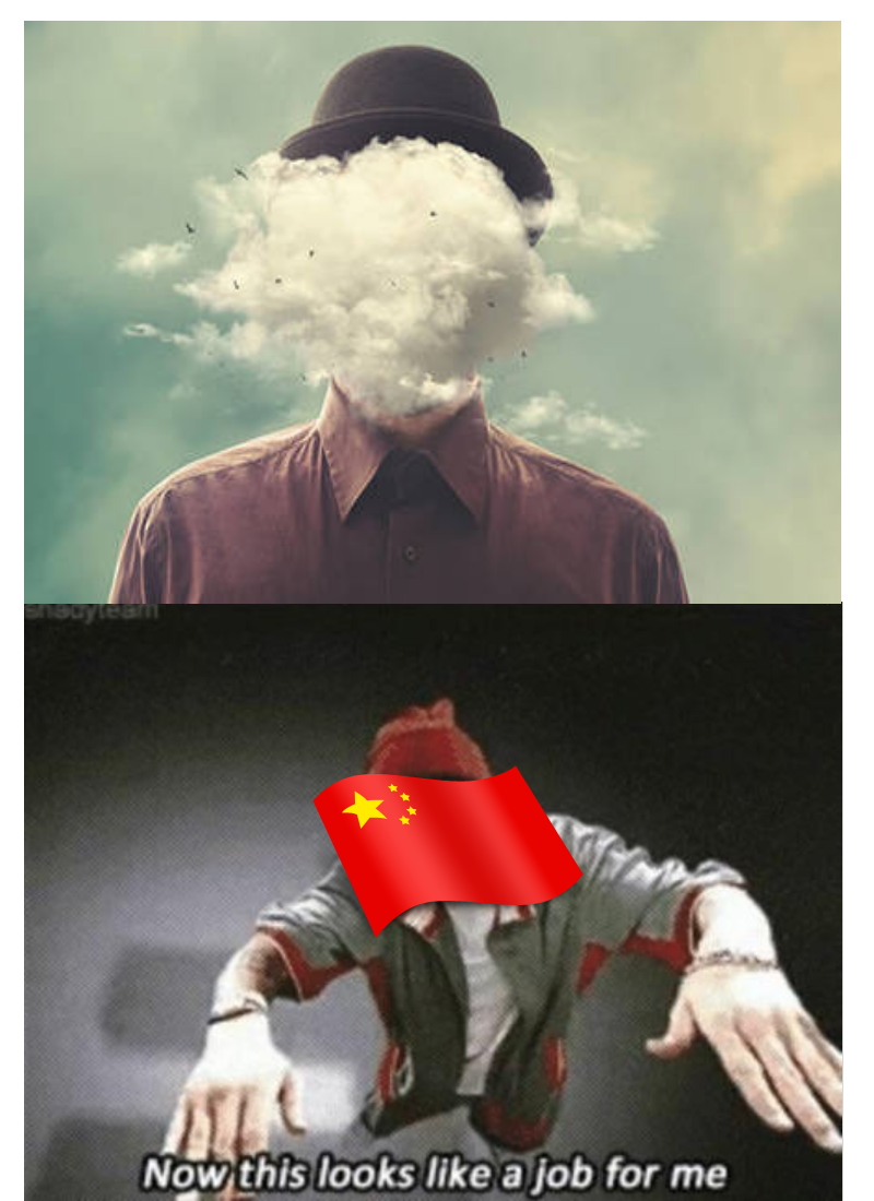 China Jobs for me Blank Meme Template