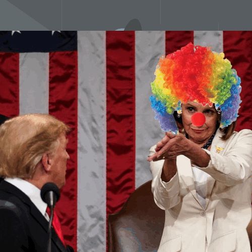 Vote Dem Clowns OUT! Blank Meme Template