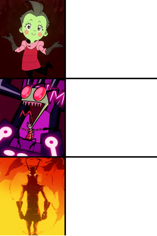 Invader Zim Blank Meme Template