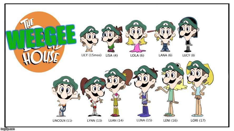 The Weegee House | WEEGEE | image tagged in the loud house,memes,funny,weegee,halloween | made w/ Imgflip meme maker