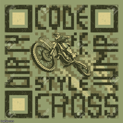 Motocross QR Code | image tagged in gifs,racing | made w/ Imgflip images-to-gif maker