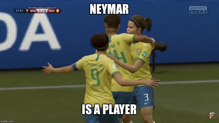NEYMAR; IS A PLAYER | image tagged in neymar | made w/ Imgflip meme maker