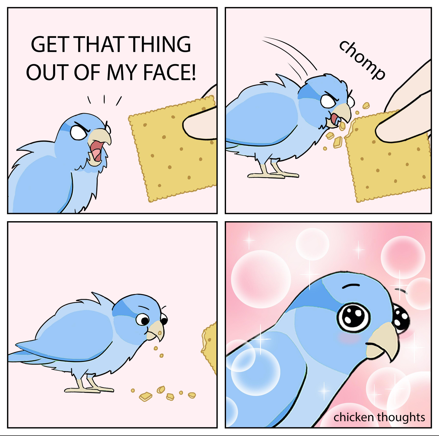 High Quality Bird Cracker Blank Meme Template