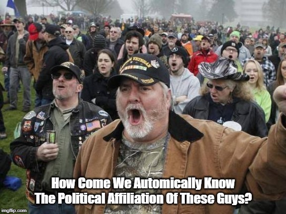 How Come We Automically Know The Political Affiliation Of These Guys? | made w/ Imgflip meme maker