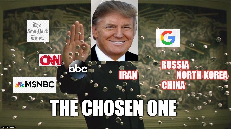 he is the chosen one | RUSSIA

IRAN                       NORTH KOREA



CHINA; THE CHOSEN ONE | image tagged in fake news,evil,liberals | made w/ Imgflip meme maker