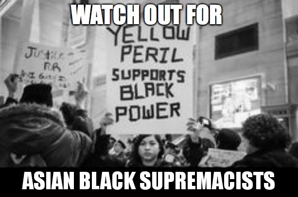 High Quality Asian Black Supremacists: Black Privilege and Asian Americans Blank Meme Template