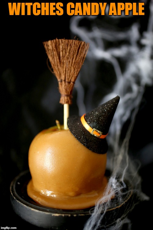 I WANT ONE OF THESE | WITCHES CANDY APPLE | image tagged in apple | made w/ Imgflip meme maker