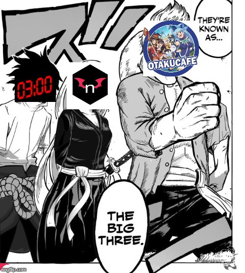 The Big Three | image tagged in the big three | made w/ Imgflip meme maker