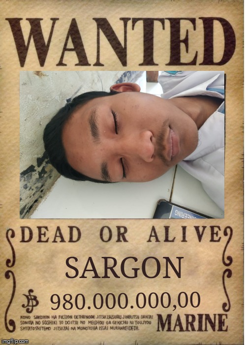 One piece wanted poster template Imgflip