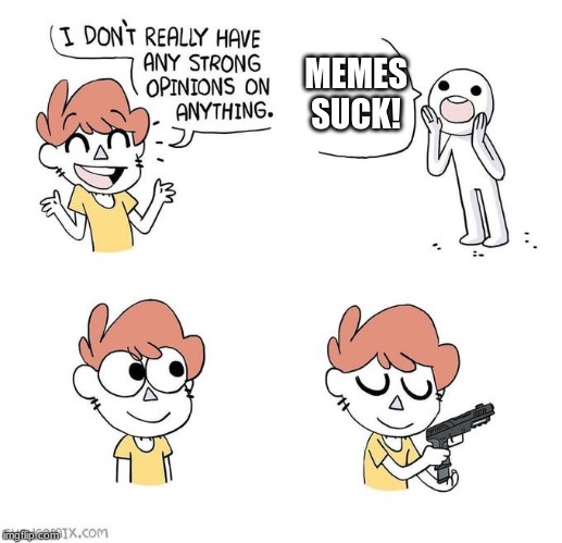 Memes SUCK! | MEMES SUCK! | image tagged in funny memes | made w/ Imgflip meme maker