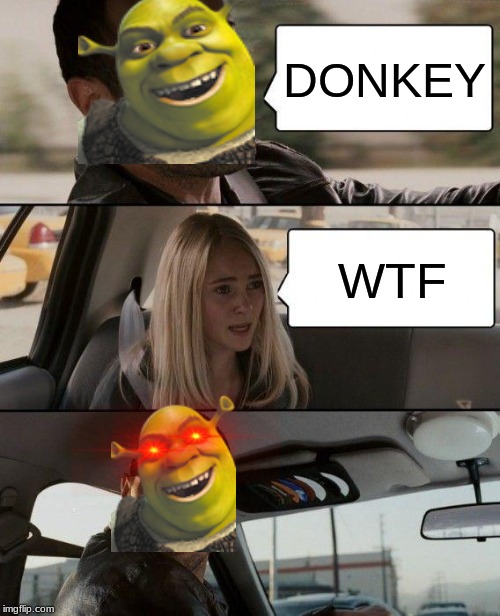 The Rock Driving | DONKEY; WTF | image tagged in memes,the rock driving | made w/ Imgflip meme maker